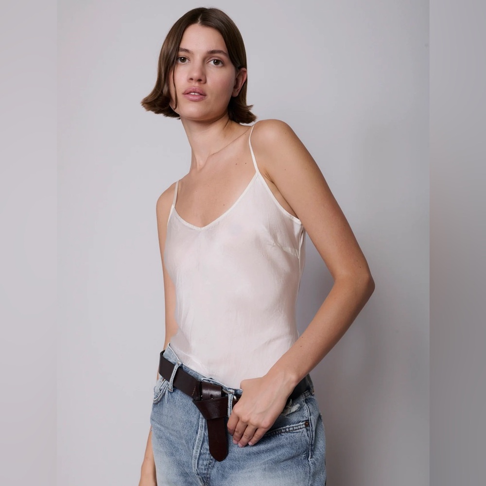 Organic by John Patrick Bias Camisole in Vintage White